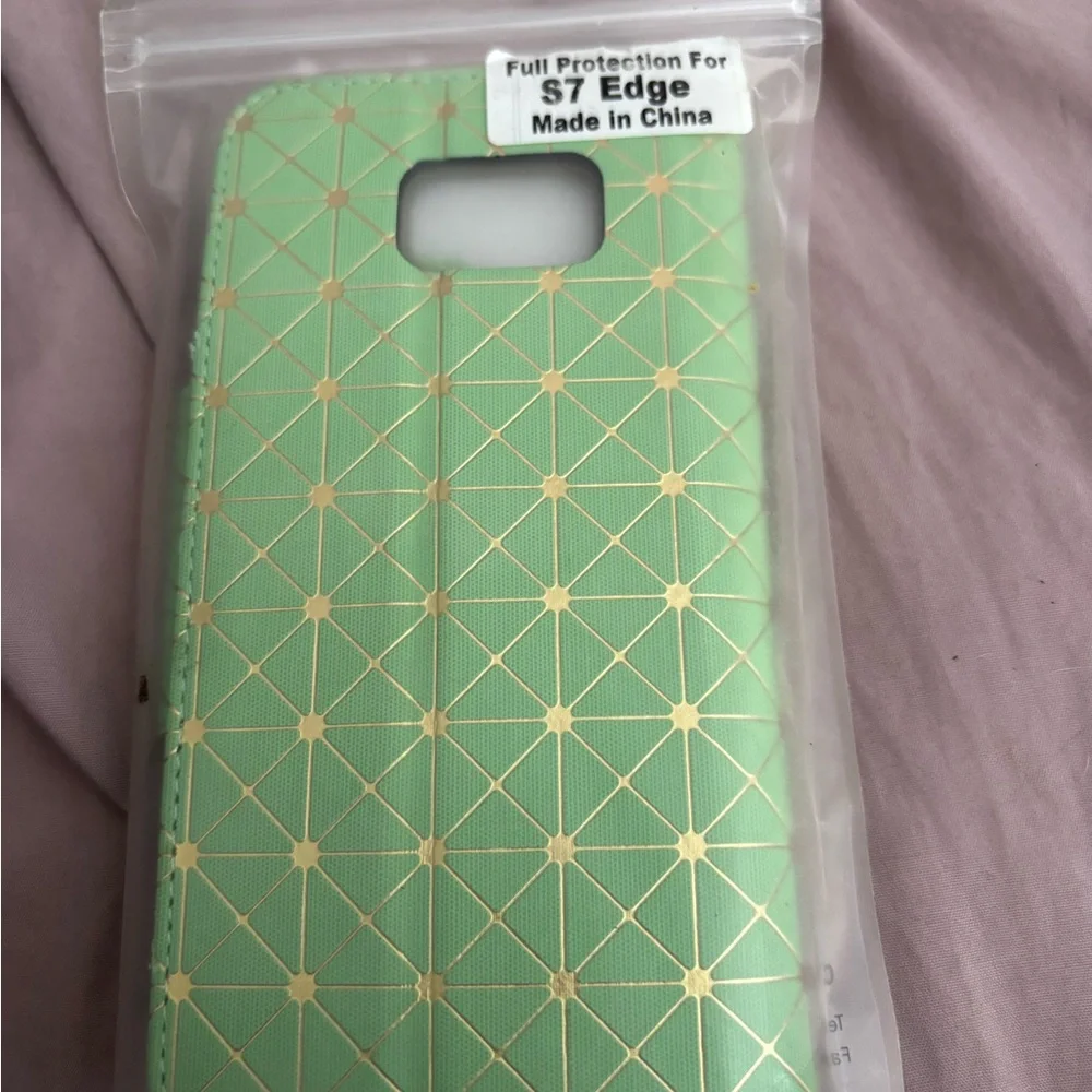 Samsung Galaxy S7 Edge Mint Green Case